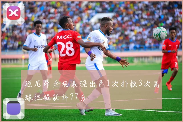 迈尼昂全场表现出色1次扑救3次高球拦截获评77分